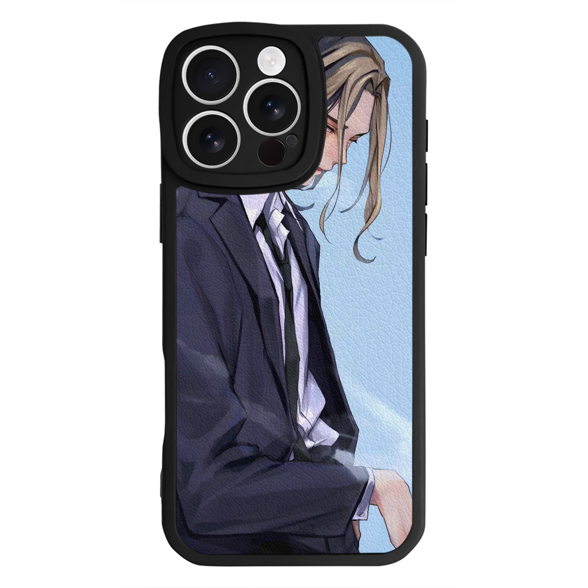 （画像用） 東京リベンジャーズ Tokyo Revengers 【iPhone 16シリーズ対応】シリコンスマホケース（レザー調） 材質：シリコン